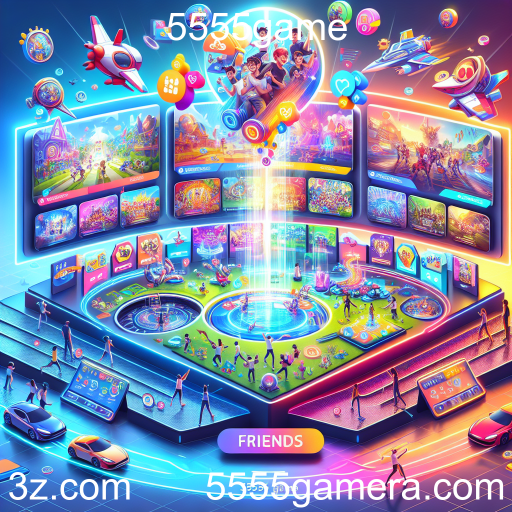 Diversão em Grupo: Explore a Categoria 'Amigos' no 5555game